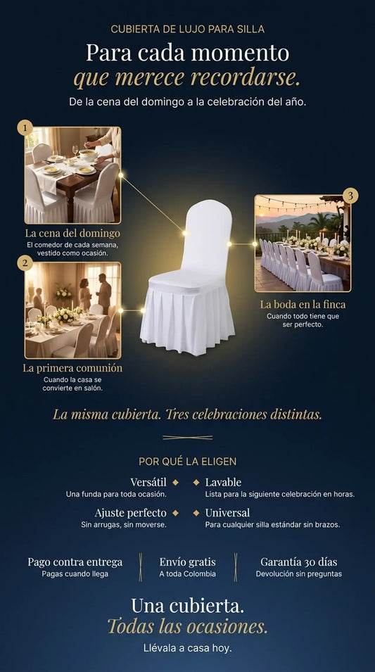 Funda de lujo para sillas